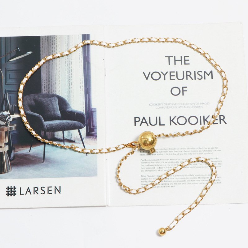 Waist Chain Women's Belt Ins Fashion Decorative Dress Waist Matching Shirt Suit Belt - Image 6