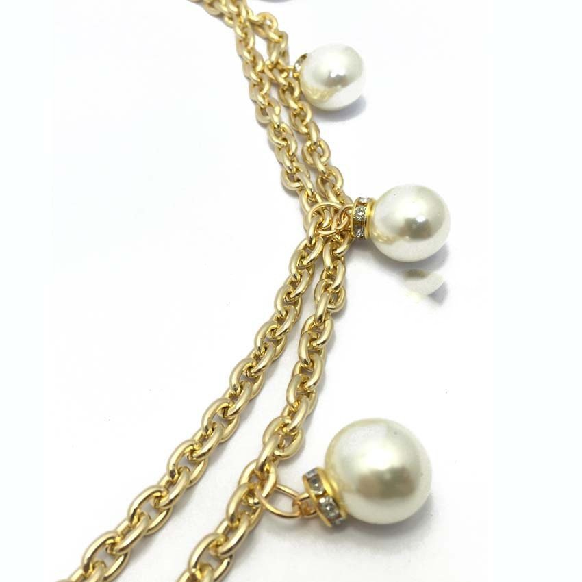 Pearl Waist Chain Women's Decorative Dress All-match Belt Women's Thin Korean Version - Image 2