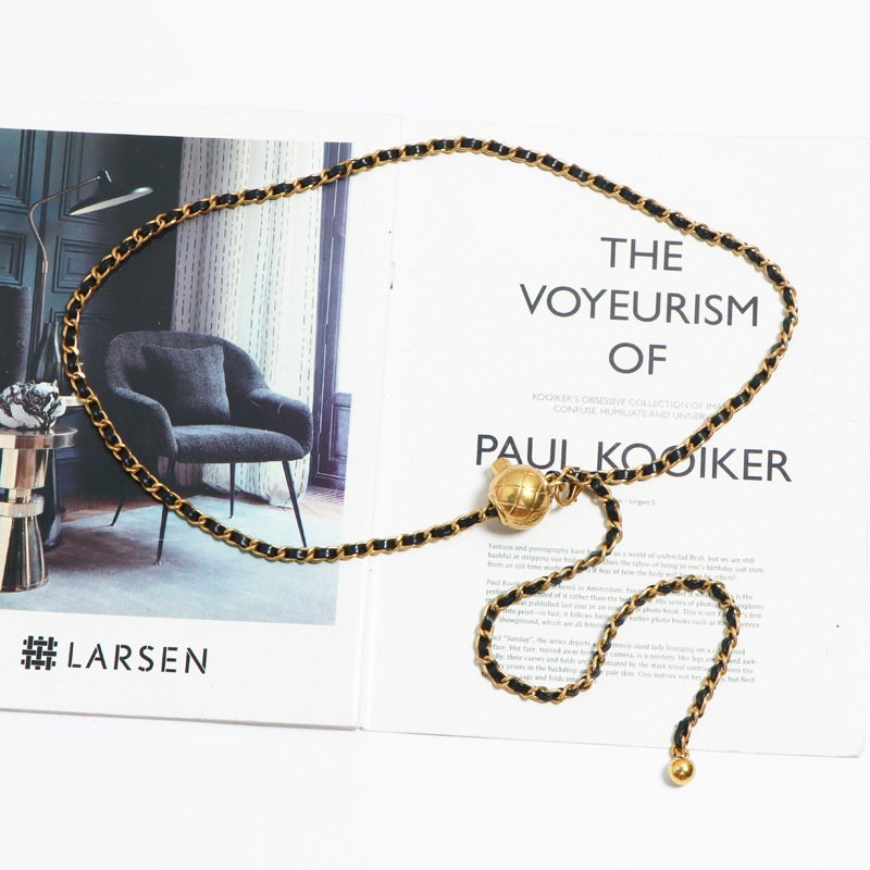 Waist Chain Women's Belt Ins Fashion Decorative Dress Waist Matching Shirt Suit Belt - Image 2