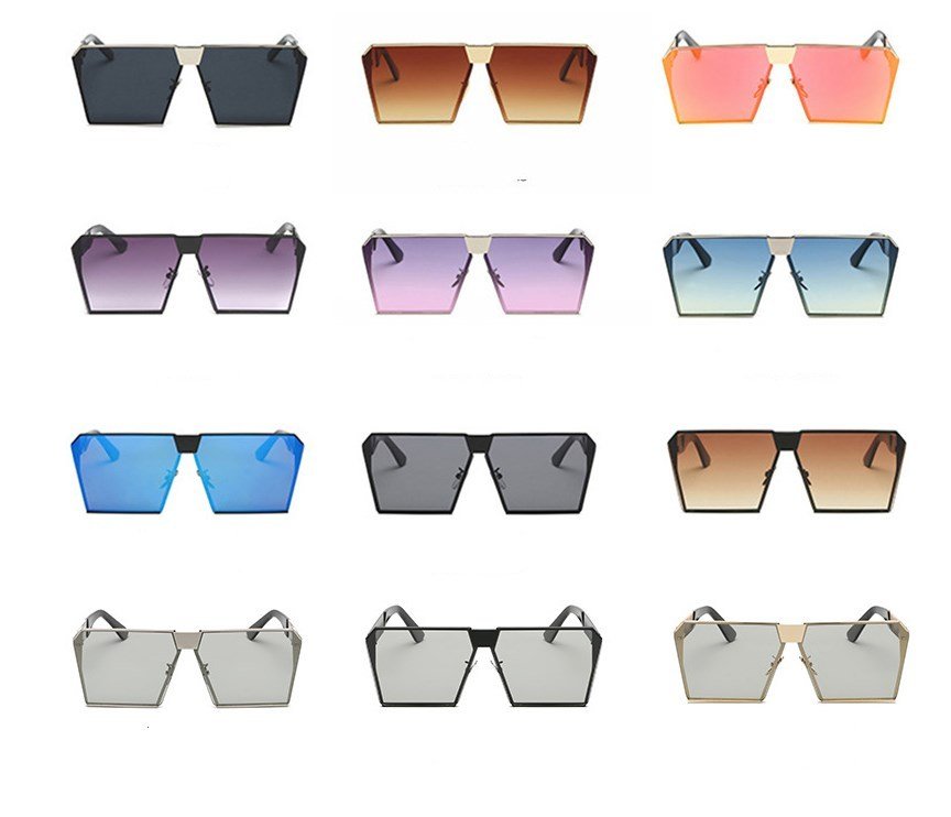 New polarized sunglasses ladies fashion glasses square sunglasses trend - Image 4