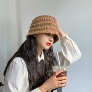 Handmade Woolen Knitted Bucket Hat