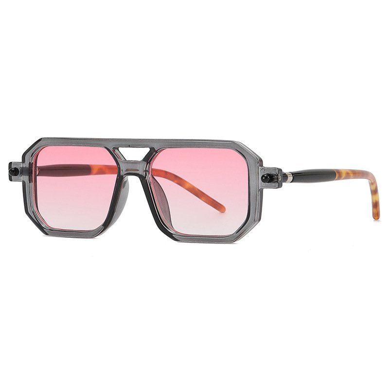 Fashion Sunglasses Women's Thick Frame Square Frame Glasses - Image 7